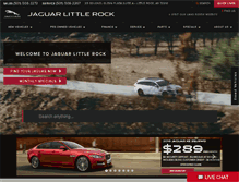 Tablet Screenshot of jaguarlittlerock.com